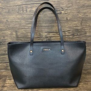 EUC Furla Tote- black